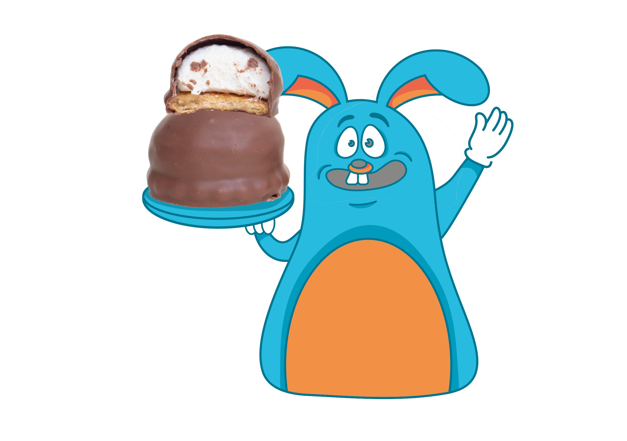 bunny met koekje